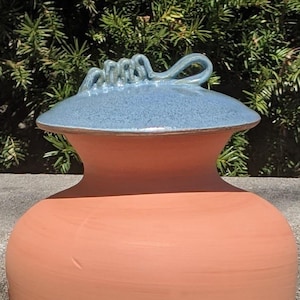 Olla grande de terracota con autorriego para jardinería resistente a la sequía - 1.25 galones imagen 14