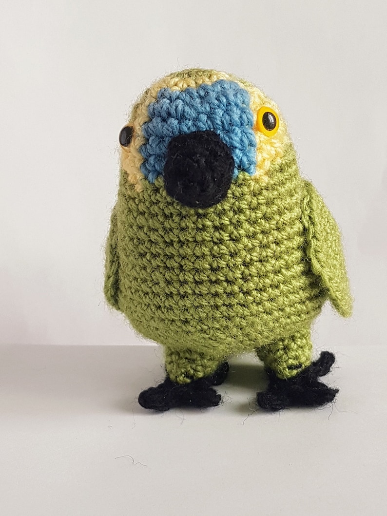 Parrot Crochet Pattern Amigurumi Bird image 2