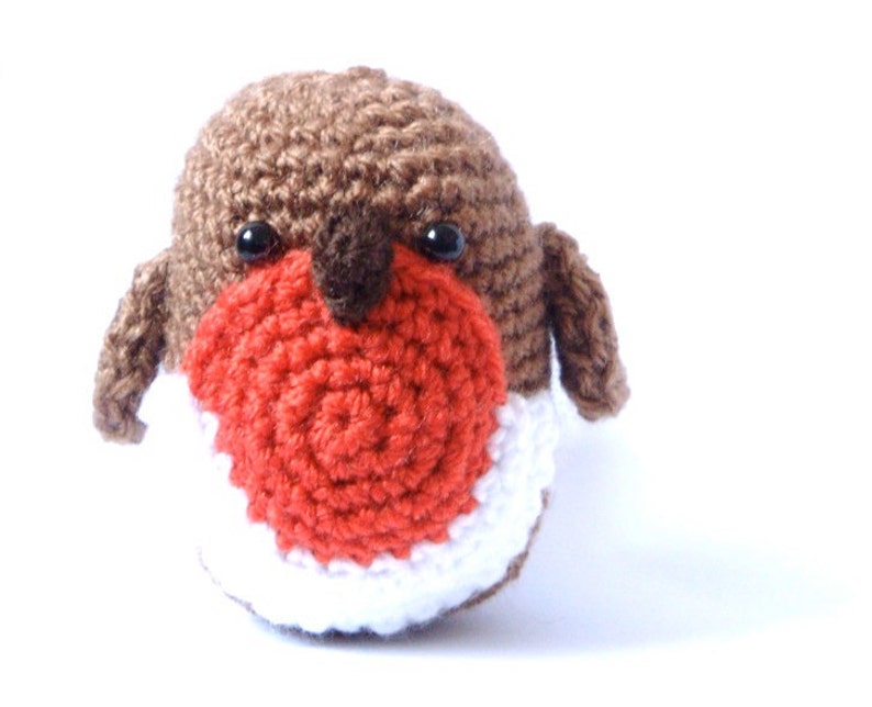 Crochet Amigurumi Pattern Robin Bird PDF Ebook image 3