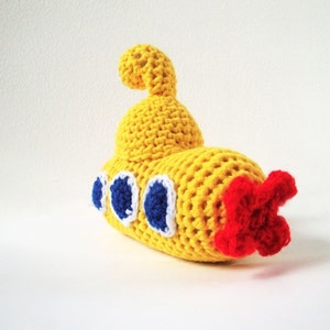 Crochet Pattern Yellow Submarine PDF Amigurumi Pattern image 3