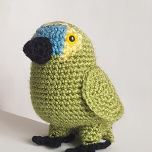 Parrot Crochet Pattern Amigurumi Bird image 3