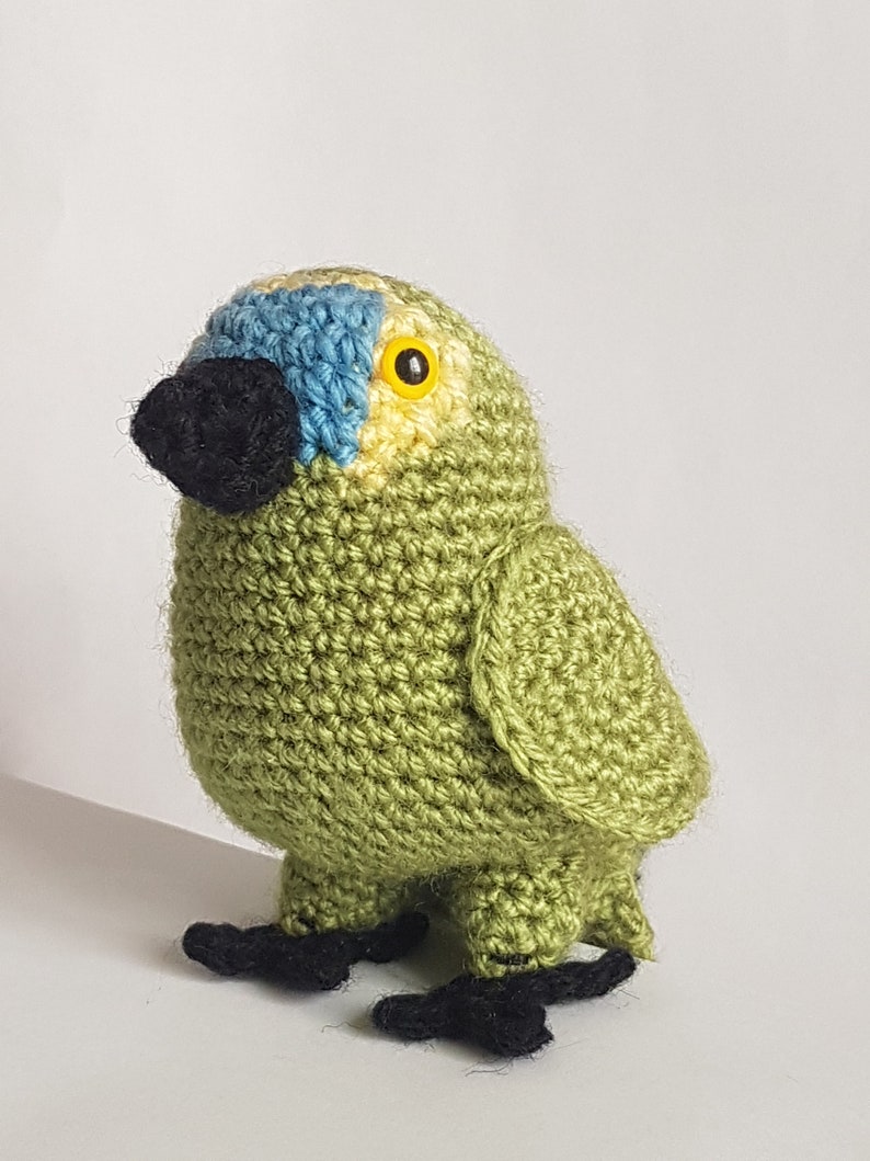 Parrot Crochet Pattern Amigurumi Bird image 3