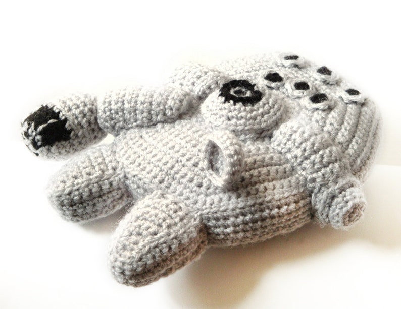 PDF of Star Wars Ships Amigurumi Crochet Patterns Millennium Falcon XWing Tie Fighter image 4