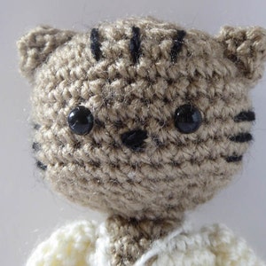 Jedi Cat Amigurumi Pattern Jedi Cat Crochet Doll Pattern image 3