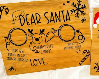 Santa Cookie Tray