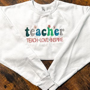 Your Profession customized embroidered crewneck sweatshirt and apparel