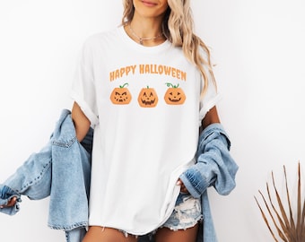 Koszulka z dynią na Halloween Comfort Colors: Koszulka z upiornym sezonem