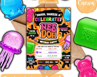 Invitación de cumpleaños de Needoh (digital)