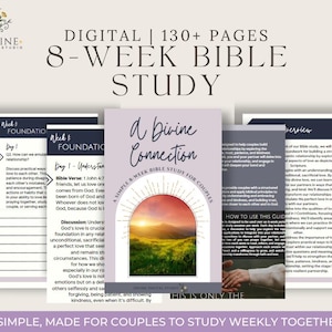Couples Bible Study Guide | Christian Marriage Devotional Workbook | Strengthen Your Faith and Relationship Together