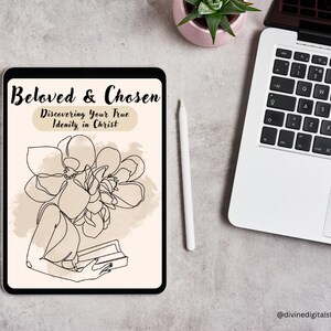 Beloved & Chosen Bible Study | Digital 8-Week Faith Guide, Bible Study, Women&#39;s Scripture Journal, Digital Bible Study