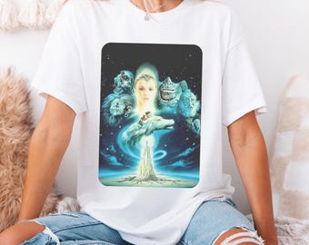 Neverending Story Shirt, Luck Dragon Shirt, Tarot Card Shirt, 80s Movie Shirt, Rerto Shirt, Nostalgia Shirt, Vintage Style, Trendy Shirts