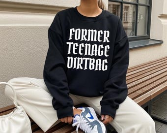 former teenage dirtbag sweatshirt, elder emo mom club crewneck, alternative mom, gift for emo mom, elder emo shirt, elder emo gifts