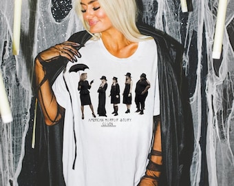 Chemise American Horror Story Coven, le mercredi, nous portons du noir, chemise American Horror Story, chemise AHS, histoire d'horreur américaine, chemise Halloween