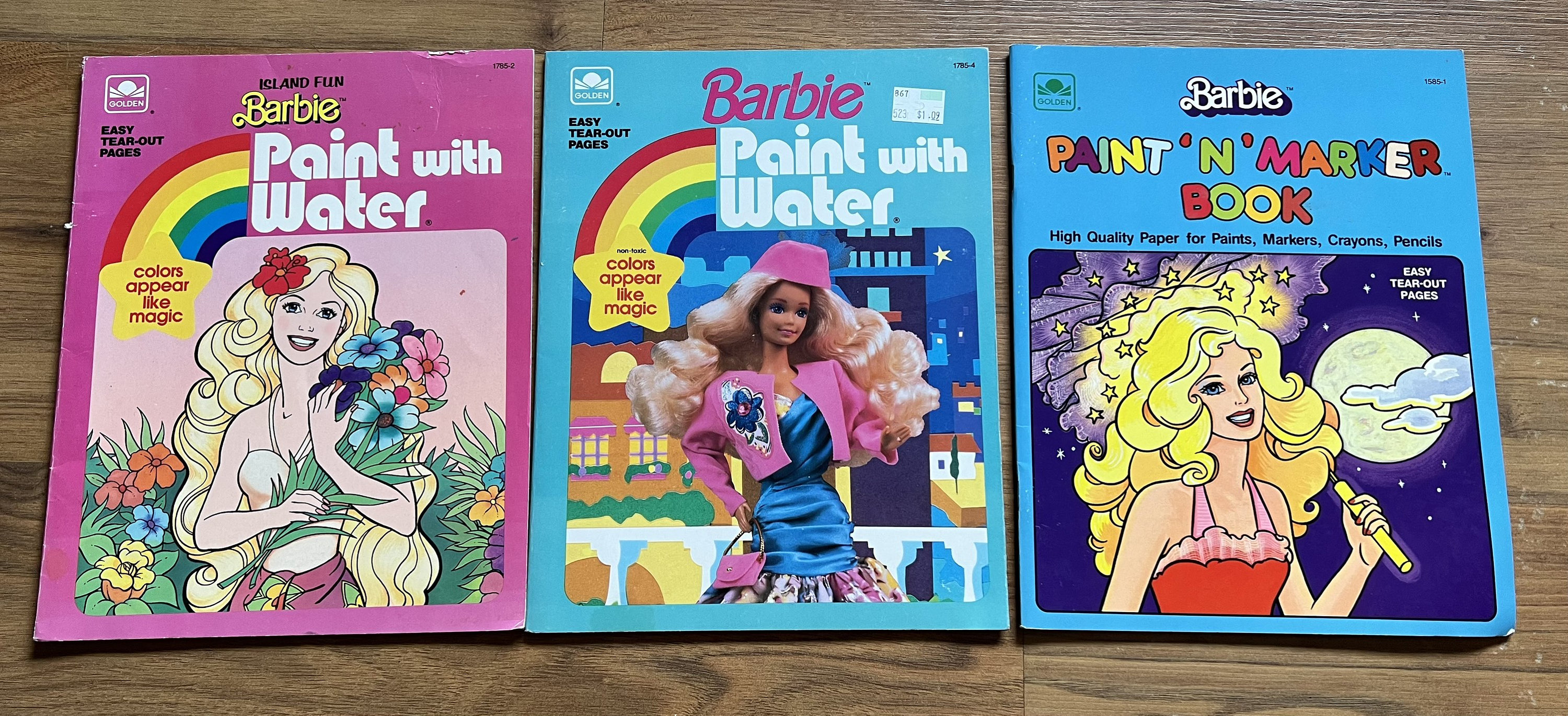 Barbie coloring book RARE UNUSED