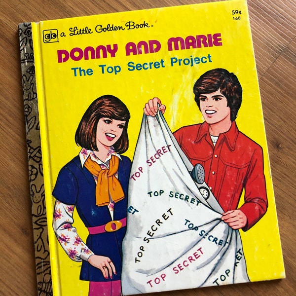 Donnie and Marie Vintage Little Golden Book