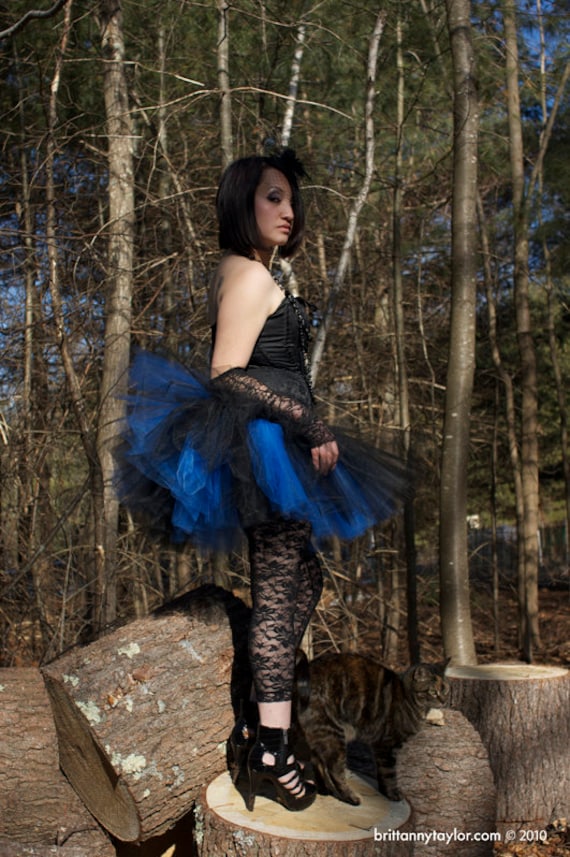 Layered tulle top skirt 80s