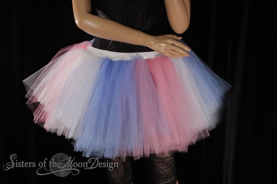 Blue and white plus size clearance tutu