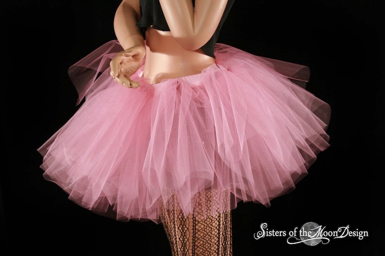 Mauve Tutu Skirt Pink Tulle Ballet Dance Petticoat Princess Etsy