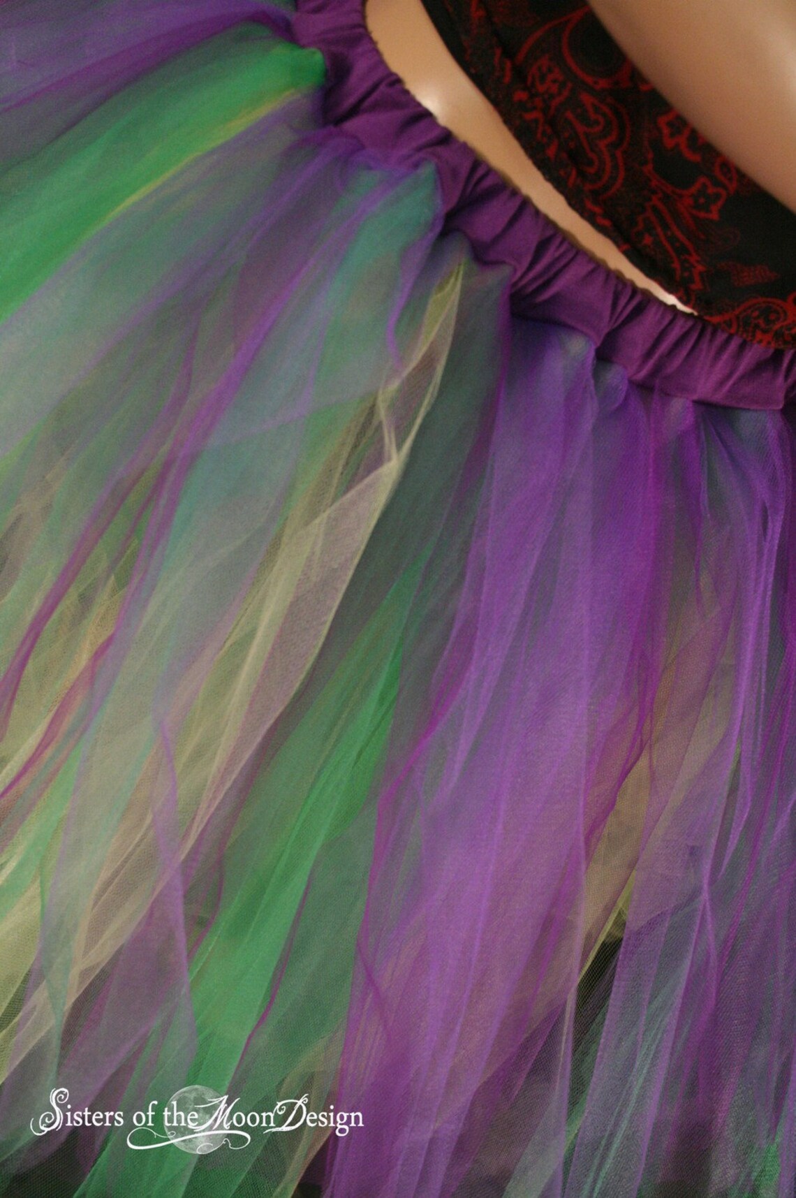 mardi gras streamer skirt