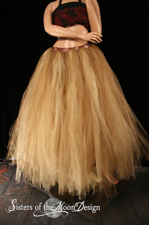 Gold skirt tulle hot sale