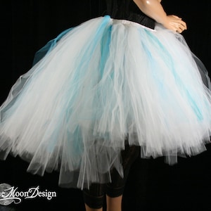 Adult tutu Trashy skirt Snowman winter white extra poofy costume halloween dance bridal wedding -- You Choose Size -- Sisters of the Moon