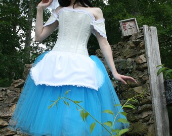 LUDLOW Apron-tulle skirt