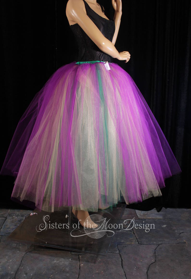 mardi gras tulle skirt