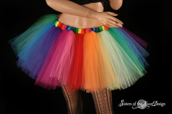 Hello Katie Girl: Rainbow Tulle Skirt