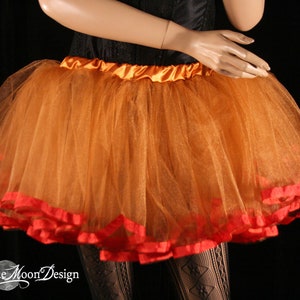Enagua de tul tutú para adultos con ribete de color personalizado, tallas XS a tallas grandes, disfraz de Halloween para cosplay, baile, equipo nupcial, colores - Hermanas de la Luna imagen 4