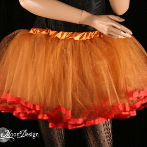 Custom color trimmed Adult Tutu tulle petticoat Sizes XS Plus Size Cosplay Halloween costume dance bridal team colors Sisters of the Moon image 4