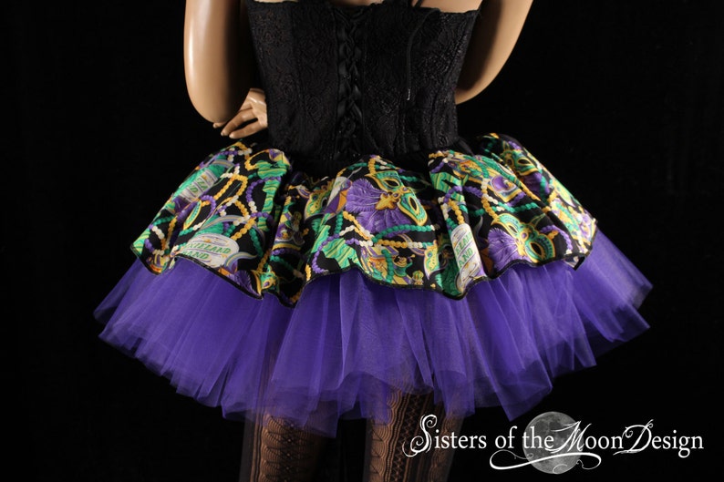 mardi gras tulle skirt