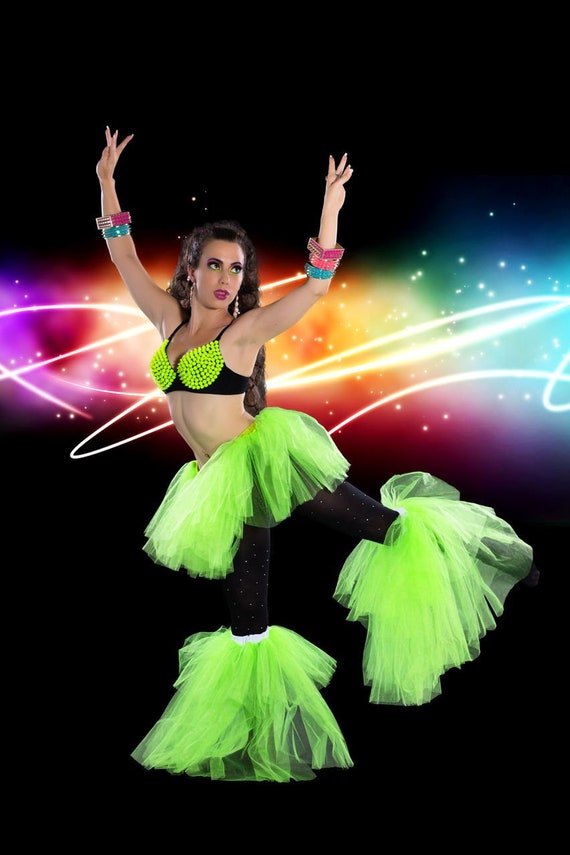 UV FLURRY TUTU BOOT COVERS LEGWARMER NEON PARTY LEG WARMER RAVE DANCE CLUBWEAR UV FLURRY TUTU BOOT COVERS LEGWARMER NEON PARTY LEG WARMER RAVE DANCE CLUBWEAR