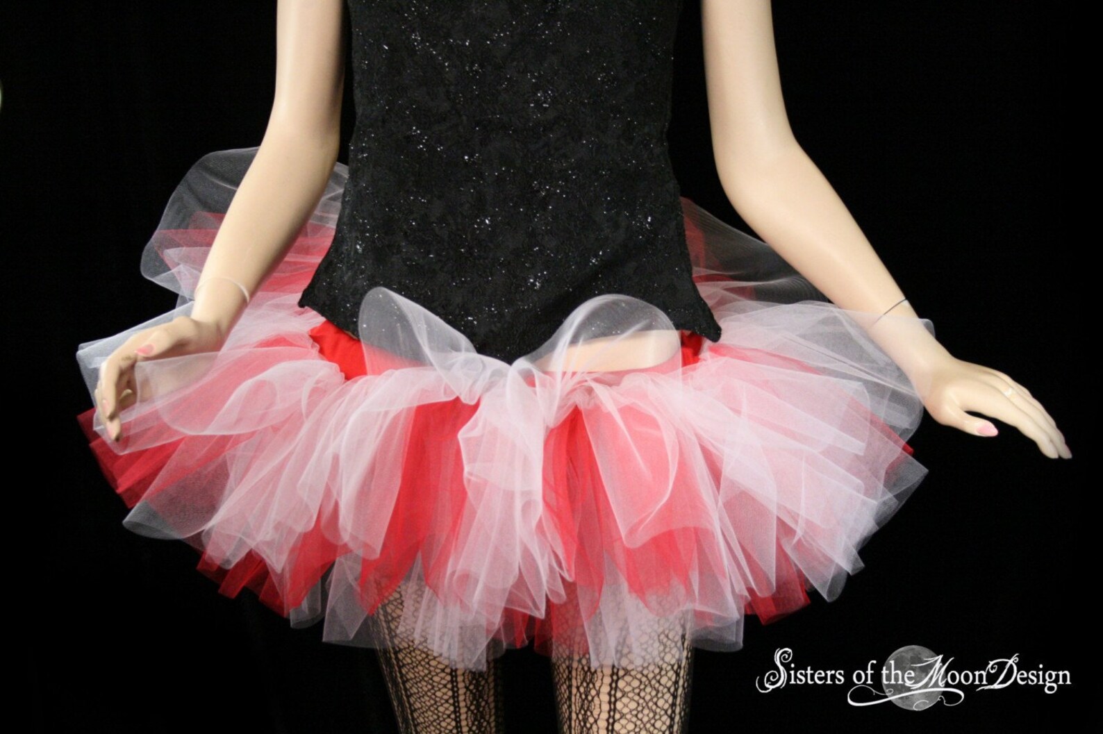 red and white tutu skirt