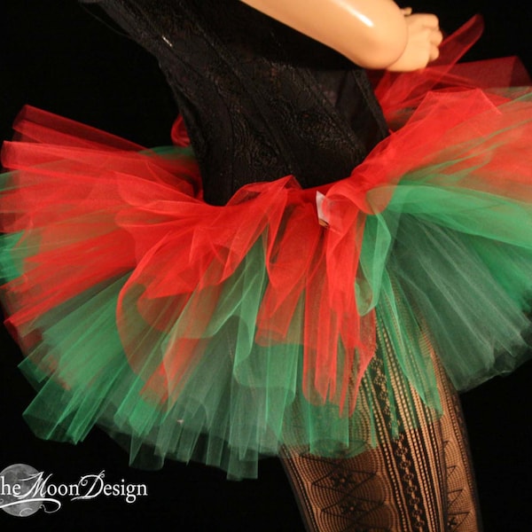 Forest elf tulle Skirt (washed dyed taro purple)