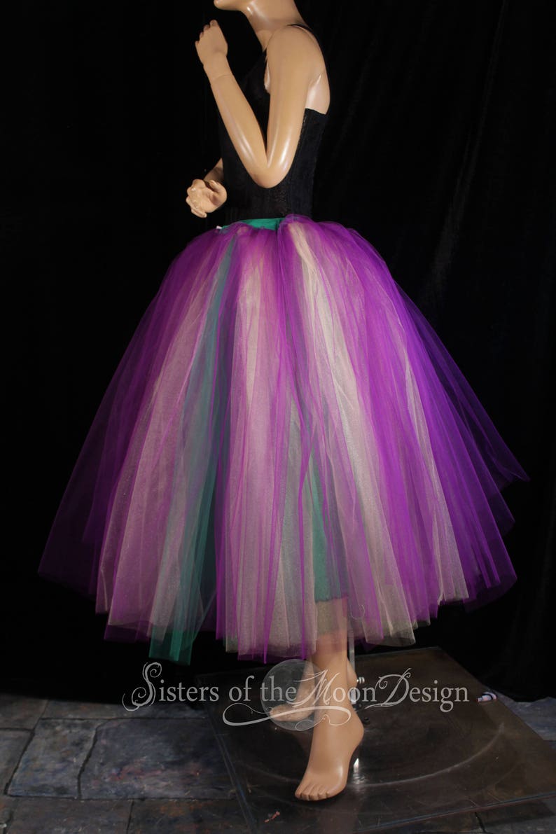 mardi gras tulle skirt