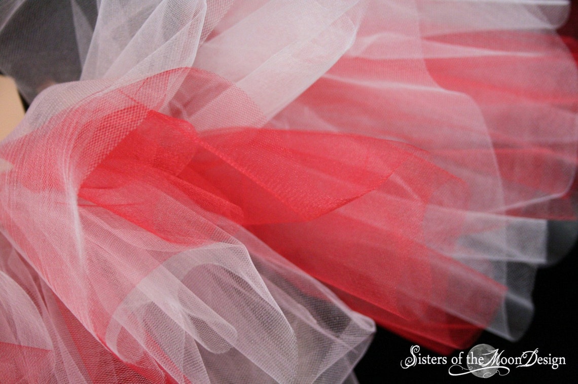 red and white tutu skirt