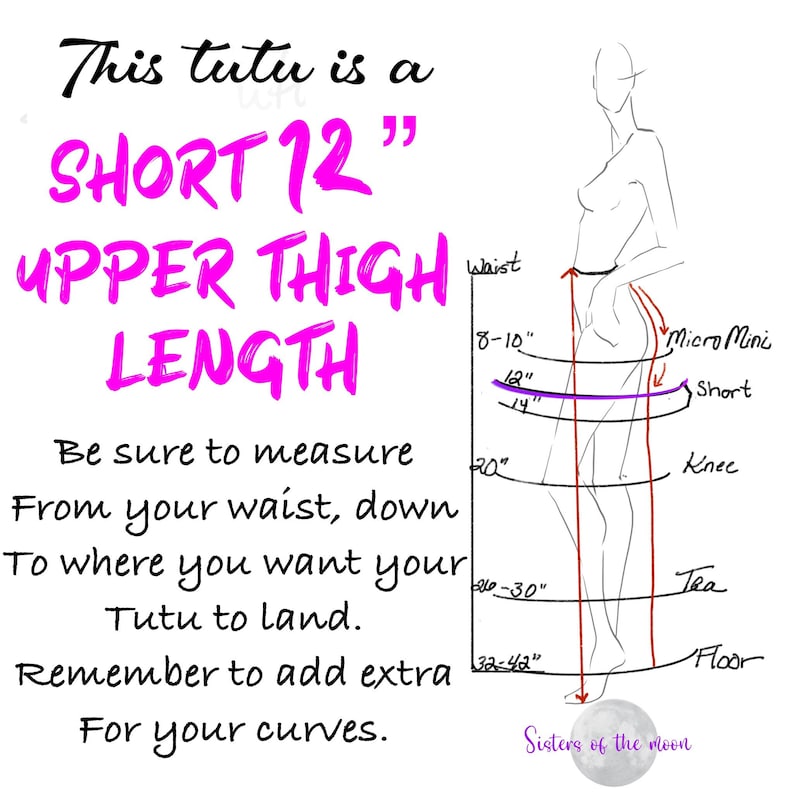 Enagua de tul tutú para adultos con ribete de color personalizado, tallas XS a tallas grandes, disfraz de Halloween para cosplay, baile, equipo nupcial, colores - Hermanas de la Luna imagen 10