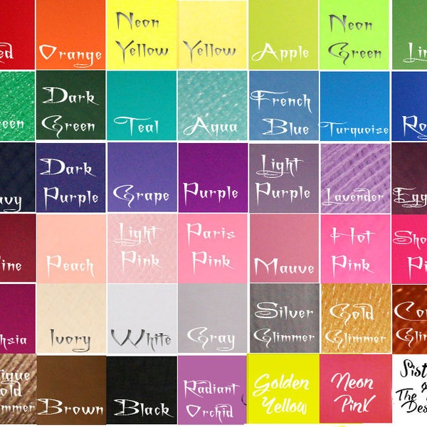 Bridal tulle color swatch sample fabric choose Up to 10 colors per order