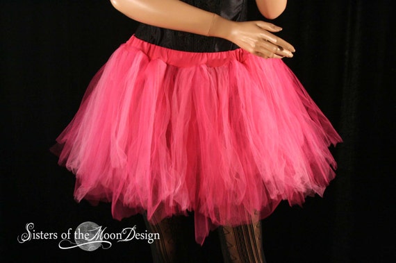 Blue Black 4layer tone tutu skirt Rave Fairy Adult Dance Party Costume Halloween