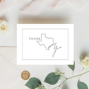 Texas Dankeskarte, Digital Download Karte, Lehrer Dankeskarte, Kunden Dankeskarte