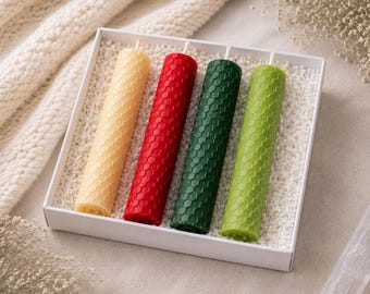 Ritual Candle-cadeauset/bijenwas: intentie, manifestatie, reiniging, wens/geschenkdoos