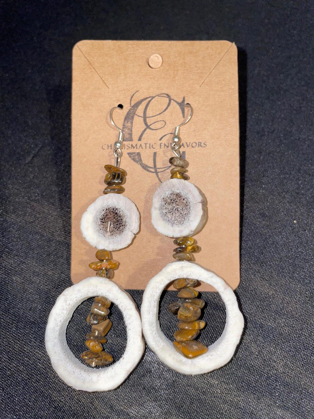 Earrings Ahas Gold Stud - Elk