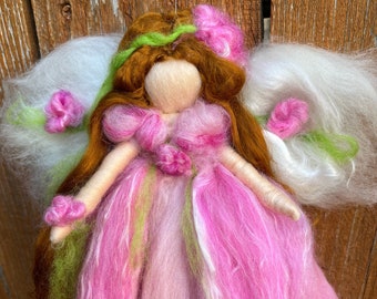 Blissful, Joyful, Glorious Pink  Fairy-  by Rebecca Varon aka Nushkie inspired by Waldorf