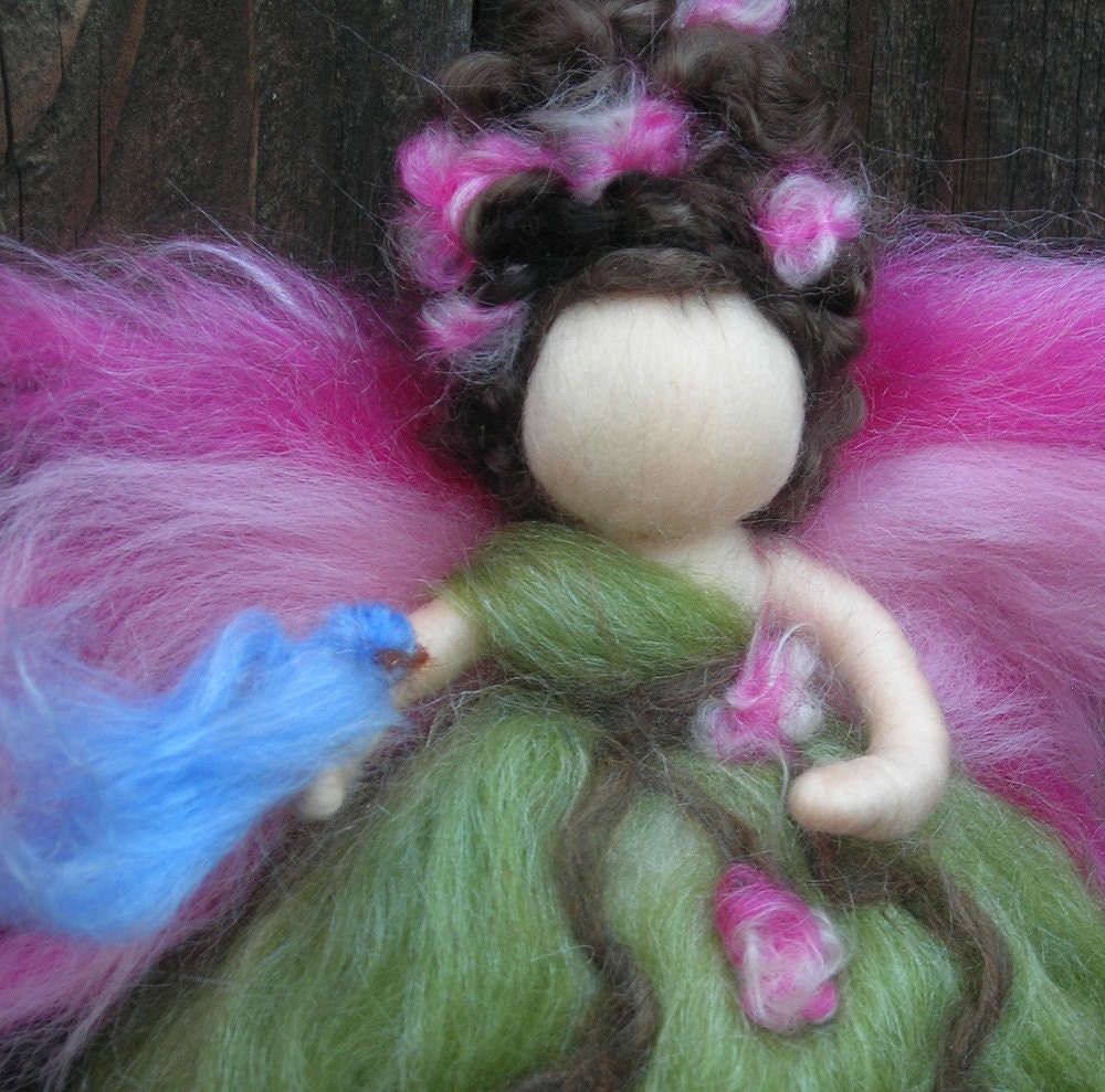 Needle felted Queen of the Forest Fairies Wool Angel with Etsy