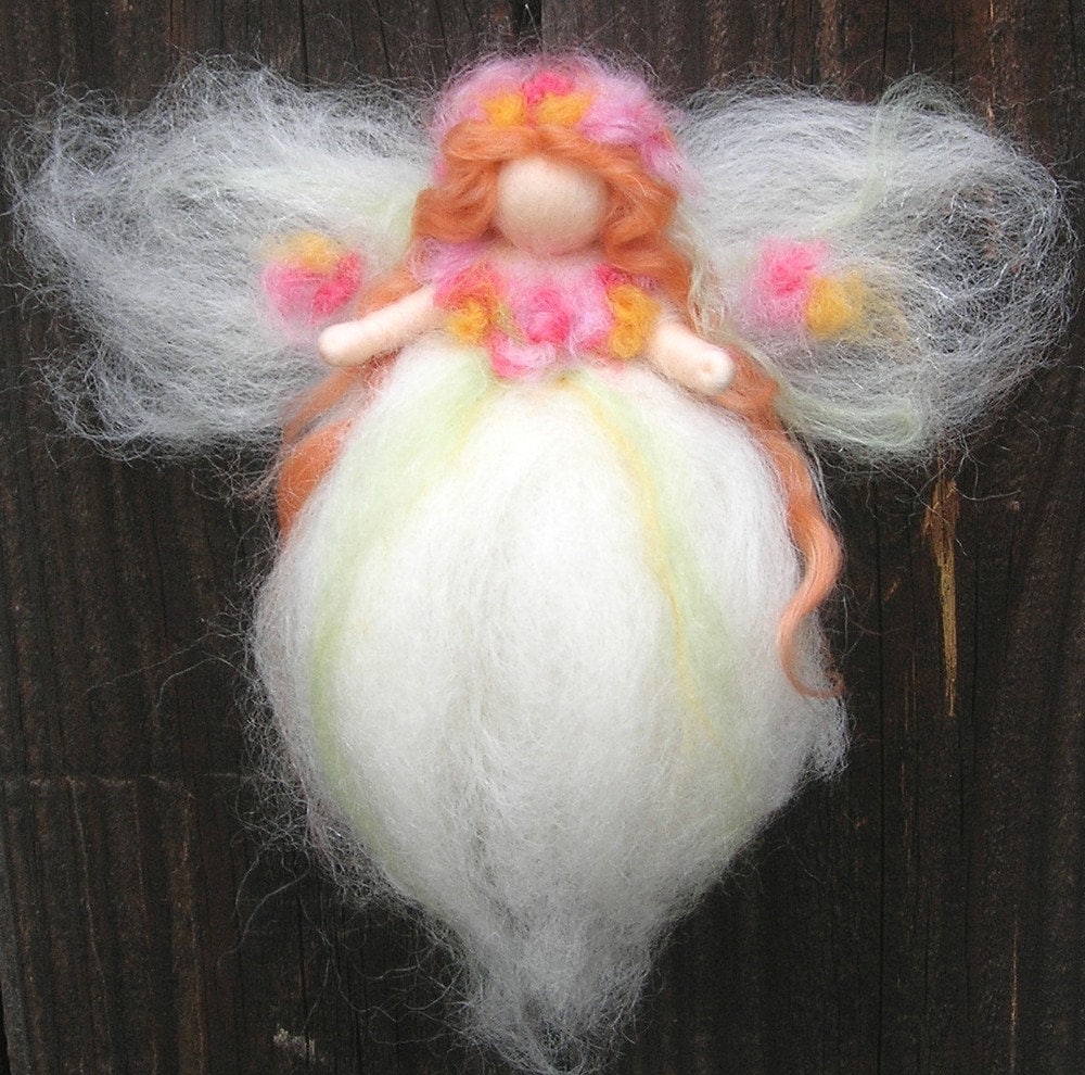 Needle Felted 8 Ethereal Garden Fairy Waldorf Inspired | Etsy