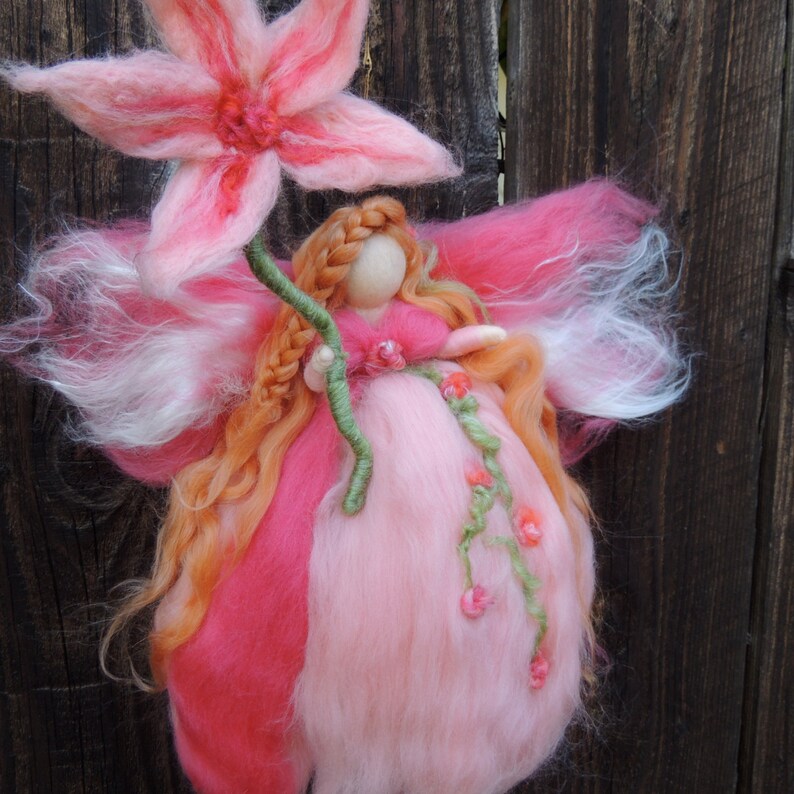 Ethereal Garden Fairy Needle felted fairy angel elfe Waldorf | Etsy