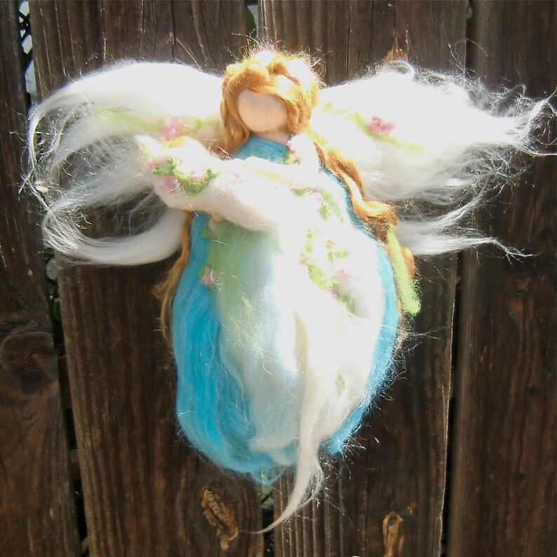 Needle Felted Blooming Pastel Mommy by Rebecca Varon - Etsy