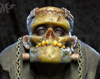 Andy Bergholtz The Monster Fully Painted and Finished Resin Bust