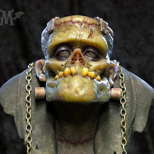 Andy Bergholtz The Monster Fully Painted and Finished Resin Bust