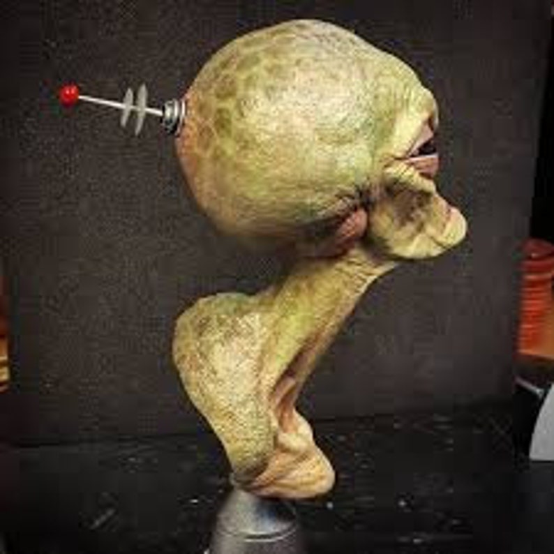 Andy Bergholtz Monsterpappa Greylien Alien Harz Büste Etsy.de